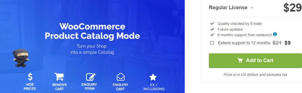 WooCommerce Product Catalog Mode & Enquiry Form