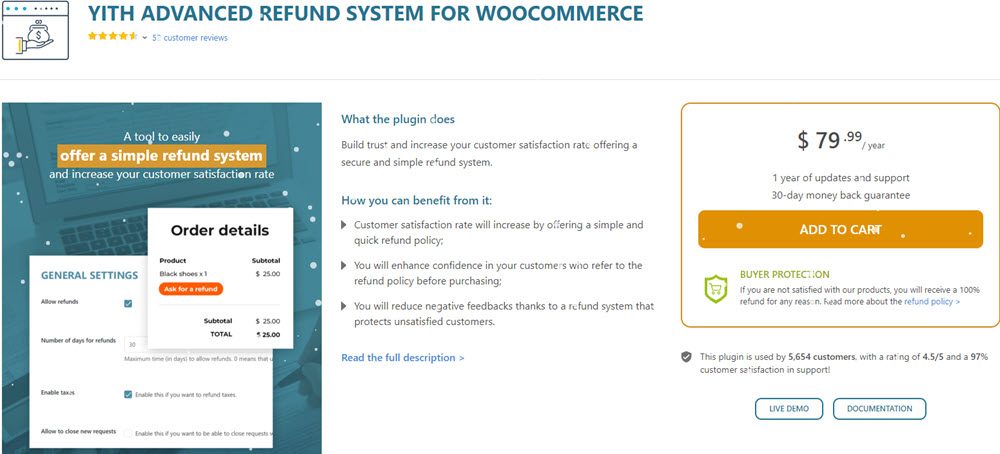YITH ADVANCED REFUND SYSTEM FOR WOOCOMMERCE