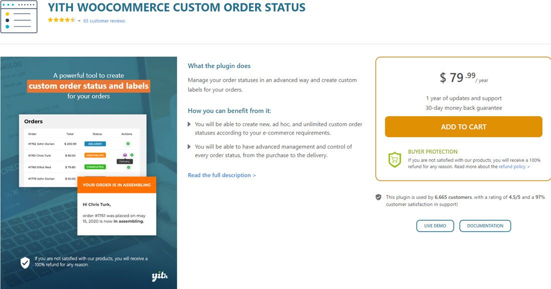 YITH WOOCOMMERCE CUSTOM ORDER STATUS