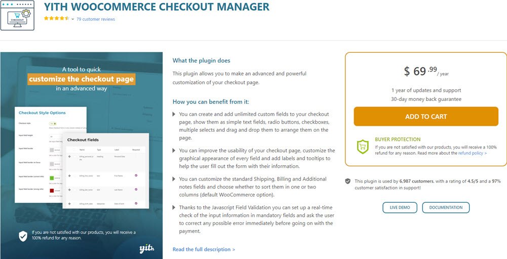 YITH WooComYITH WooCommerce Checkout Managermerce Checkout Manager