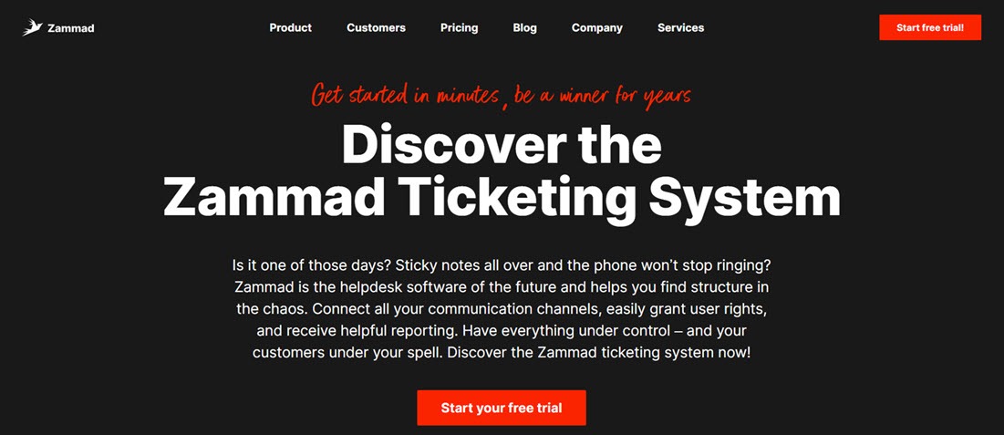 Discover The Zammad Tickting System