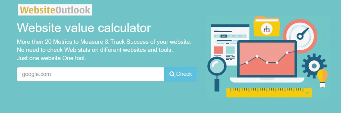 WebsiteOutlook Website Value Calculator
