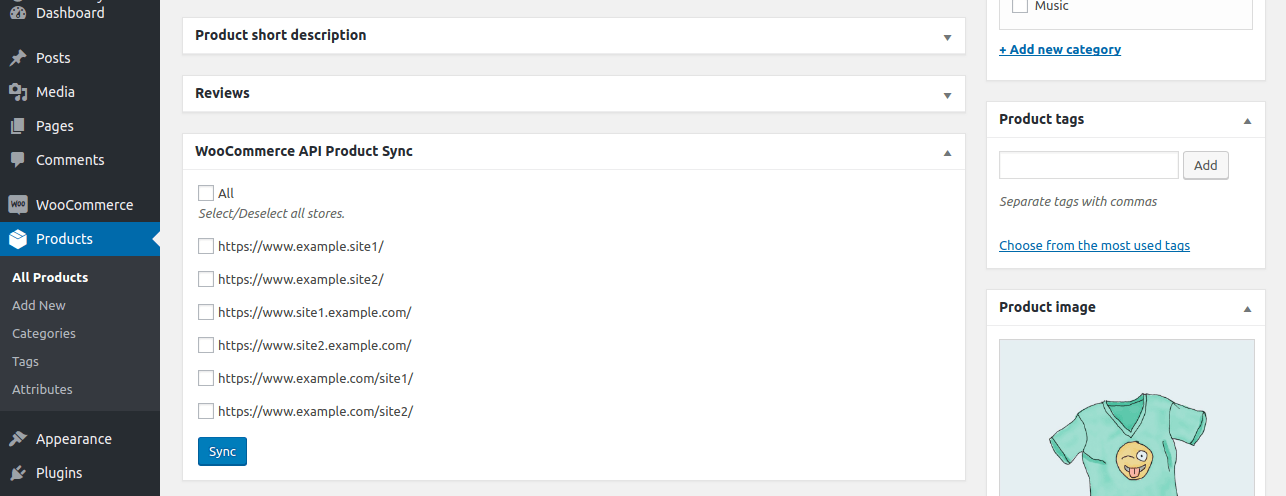 WooCommerce API Product Sync With Multiple Web Stores Shops