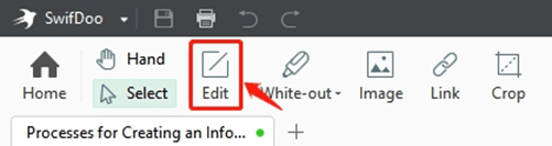 Editing PDF Option