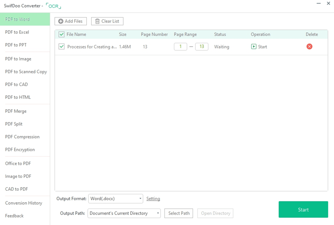 Flexible Conversion Options to Access Documents in Different Formats